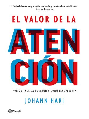 cover image of El valor de la atención (Edición Colombiana)